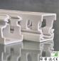 Preview: 1m PVC Verdrahtungskanal 40x40 mm weiß mit Deckel